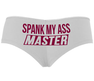 Spank My Ass Master - White Boyshort