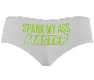 Spank My Ass Master - White Boyshort