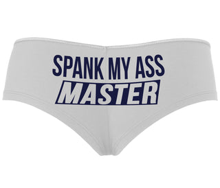 Spank My Ass Master - White Boyshort