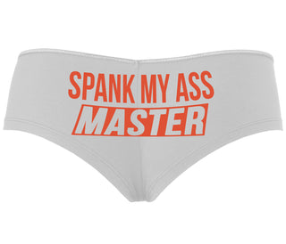 Spank My Ass Master - White Boyshort
