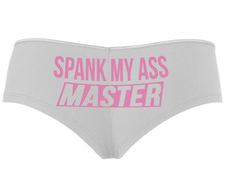 Spank My Ass Master - White Boyshort