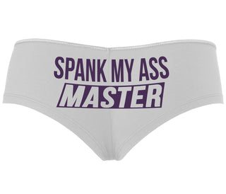 Spank My Ass Master - White Boyshort