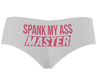 Spank My Ass Master - White Boyshort