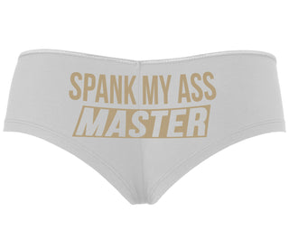 Spank My Ass Master - White Boyshort