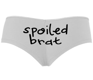 Spoiled Brat - White Boyshort
