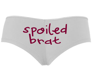 Spoiled Brat - White Boyshort