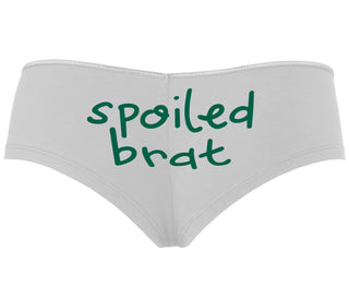 Spoiled Brat - White Boyshort