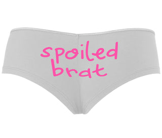 Spoiled Brat - White Boyshort