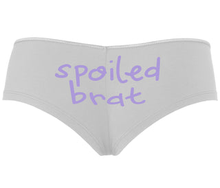 Spoiled Brat - White Boyshort