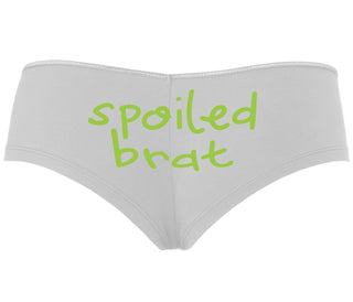 Spoiled Brat - White Boyshort