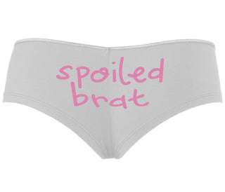 Spoiled Brat - White Boyshort