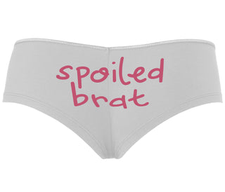 Spoiled Brat - White Boyshort