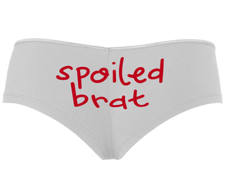 Spoiled Brat - White Boyshort