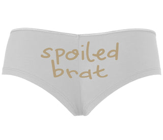 Spoiled Brat - White Boyshort