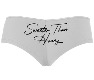 Sweeter Than Honey - White Boyshort