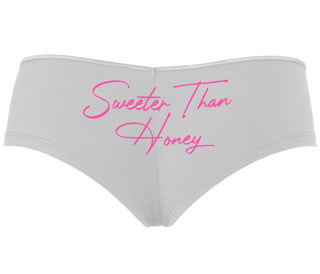 Sweeter Than Honey - White Boyshort