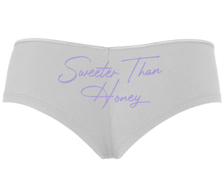 Sweeter Than Honey - White Boyshort