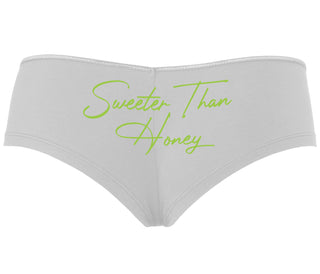 Sweeter Than Honey - White Boyshort