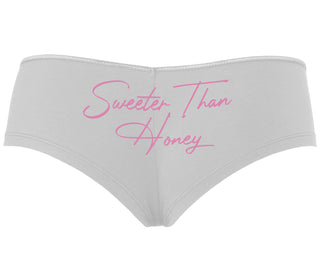 Sweeter Than Honey - White Boyshort