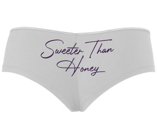 Sweeter Than Honey - White Boyshort