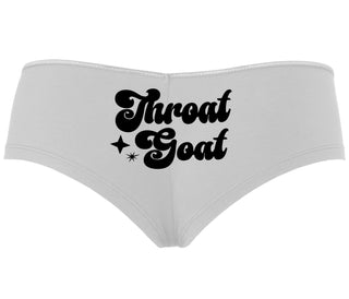 Throat Goat - Deep Throat Expert - White Boyshort