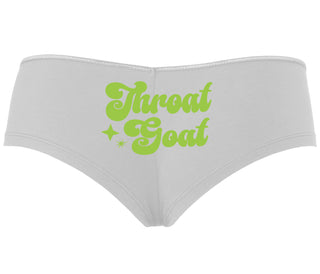 Throat Goat - Deep Throat Expert - White Boyshort