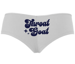 Throat Goat - Deep Throat Expert - White Boyshort