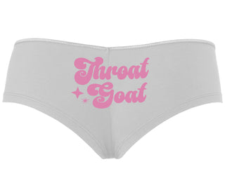 Throat Goat - Deep Throat Expert - White Boyshort