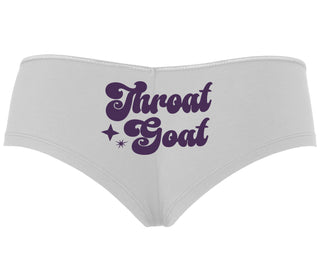 Throat Goat - Deep Throat Expert - White Boyshort