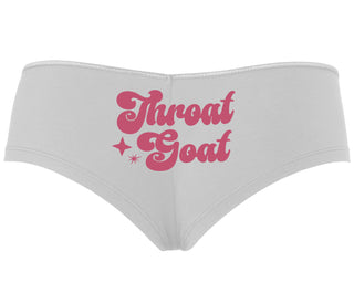 Throat Goat - Deep Throat Expert - White Boyshort