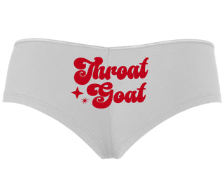 Throat Goat - Deep Throat Expert - White Boyshort