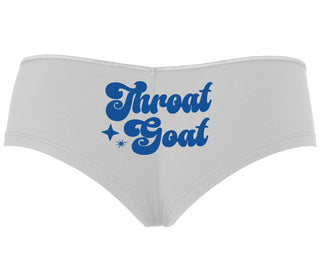 Throat Goat - Deep Throat Expert - White Boyshort