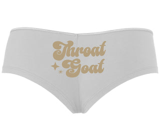Throat Goat - Deep Throat Expert - White Boyshort