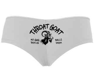 Throat Goat - White Boyshort