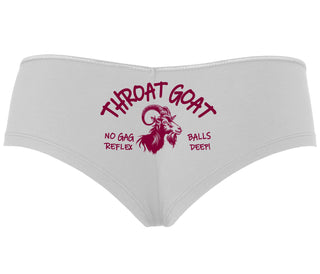 Throat Goat - White Boyshort