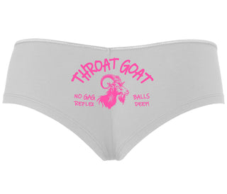 Throat Goat - White Boyshort