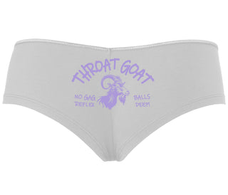 Throat Goat - White Boyshort