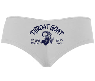 Throat Goat - White Boyshort