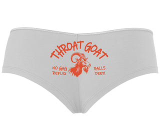Throat Goat - White Boyshort