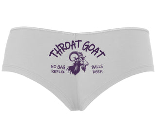 Throat Goat - White Boyshort