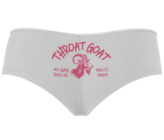 Throat Goat - White Boyshort