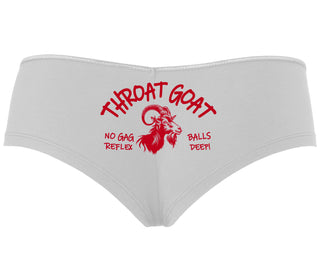 Throat Goat - White Boyshort