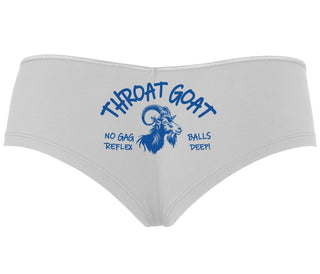 Throat Goat - White Boyshort