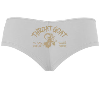 Throat Goat - White Boyshort