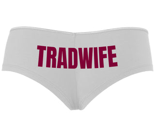 TradWife  - White Boyshort