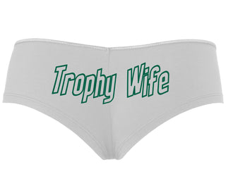 Trophy Wife - White Boyshort