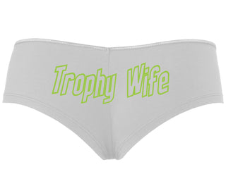 Trophy Wife - White Boyshort