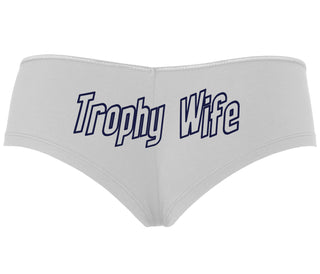 Trophy Wife - White Boyshort