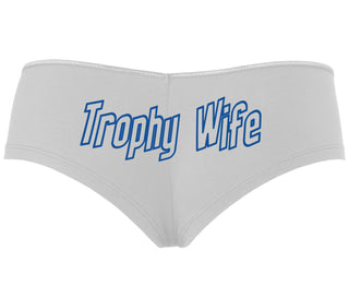 Trophy Wife - White Boyshort