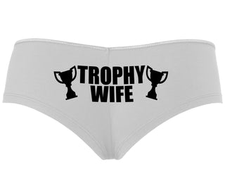 Trophy Wife Award - White Boyshort